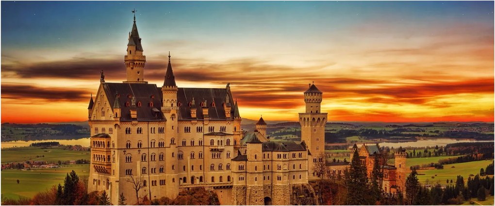 Obraz - Tyskland (120x50 cm)