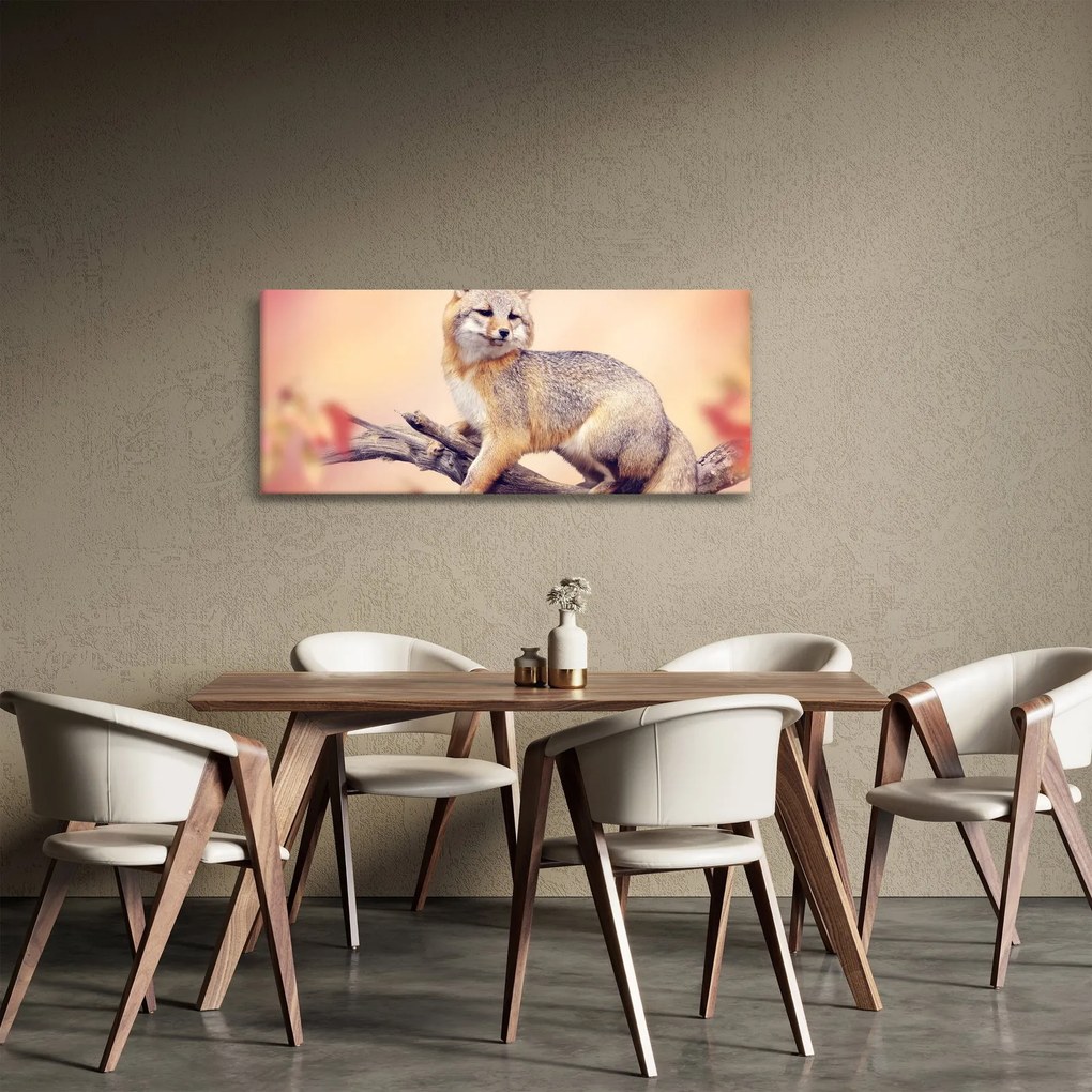 Obraz - Líška (120x50 cm)