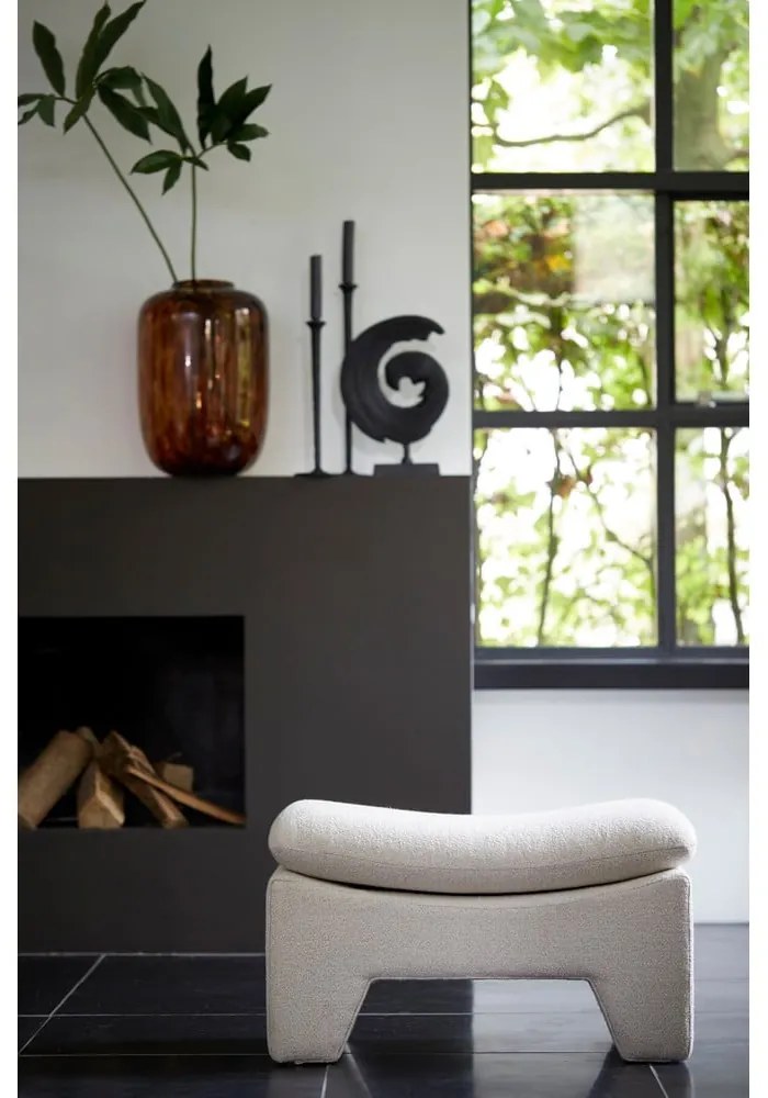 Béžový taburet Dasha – Light &amp; Living