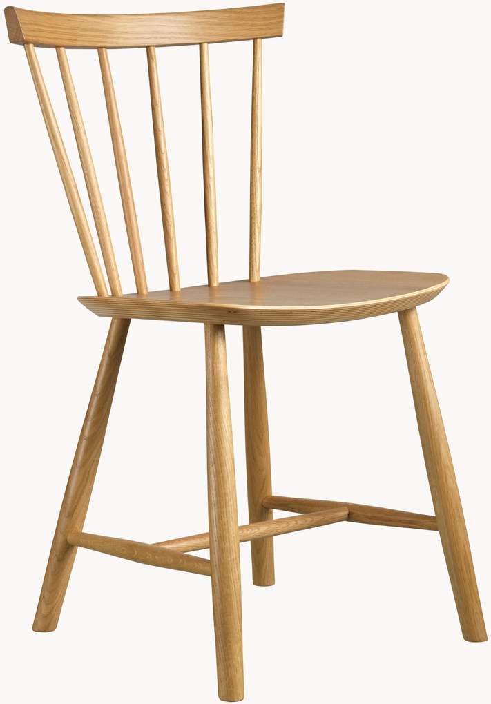 Ručne vyrobená jedálenská stolička z dubového dreva J46