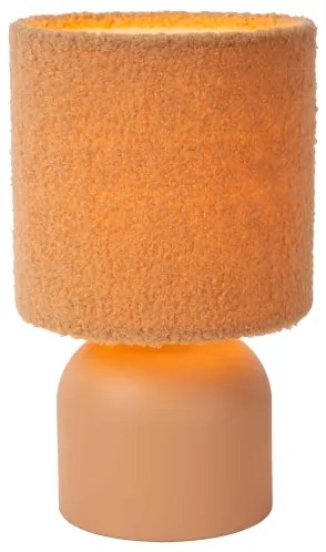 Lucide 10516/01/44 - Stolná lampa WOOLLY 1xE14/40W/230V oranžová