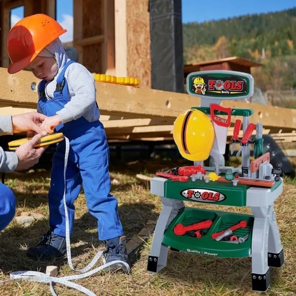 MalPlay PONK DIELNA 71CM VEĽKÁ SADA PRILBA A NÁRADIA PRE DETI