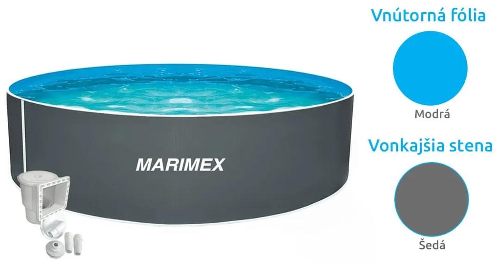Marimex | Bazén Marimex Orlando 3,66x0,91 m s príslušenstvom - motív šedý | 10340217