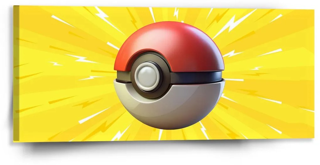 Sablio Obraz Pokemon ball Explózia - 110x50 cm