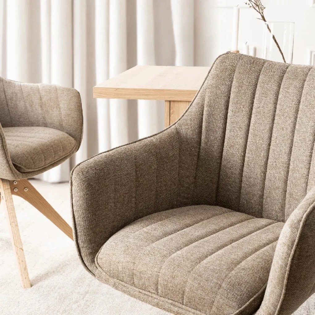 PROXIMA.store - Otočná jedálenská stolička LEMON FARBA: béžová