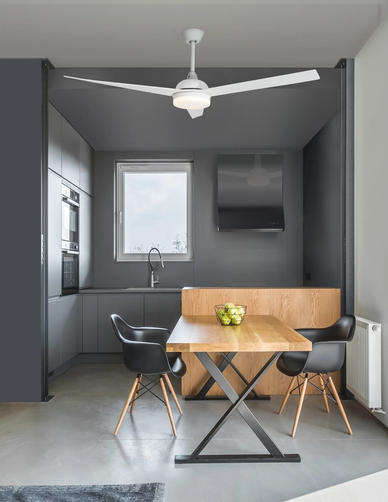 Stropný ventilátor Flow 15.2 biele s diaľkovým ovládaním