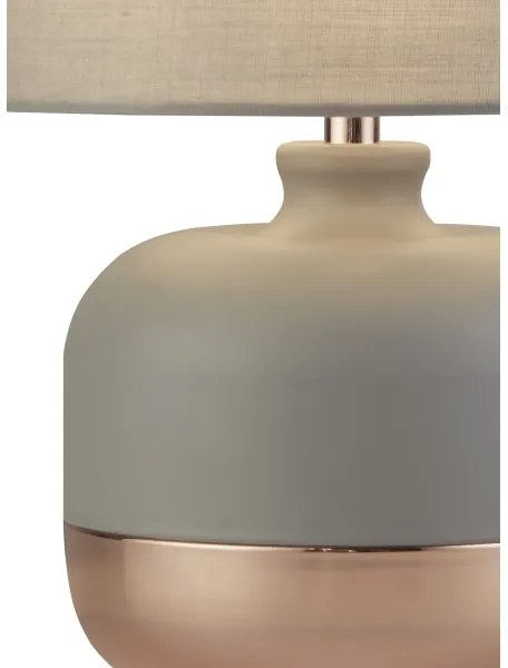 Searchlight EU700820 - Stolná lampa 1xE14/7W/230V šedá