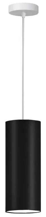 Luster na lanku ZIK 1xE27/40W/230V čierna