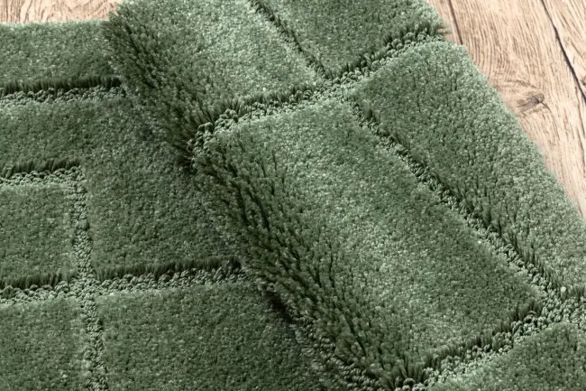 Sada kúpeľňových koberčekov SUPREME LINES línie, zelená