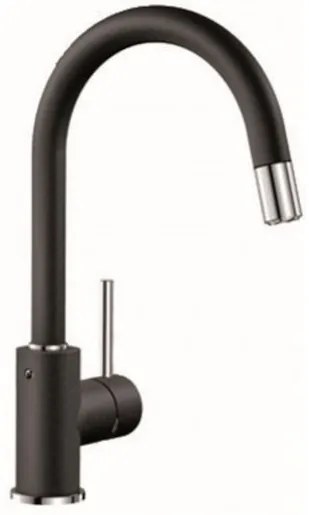 Blanco Mida-S drezová batéria s vyťahovacou sprškou antracit 521455