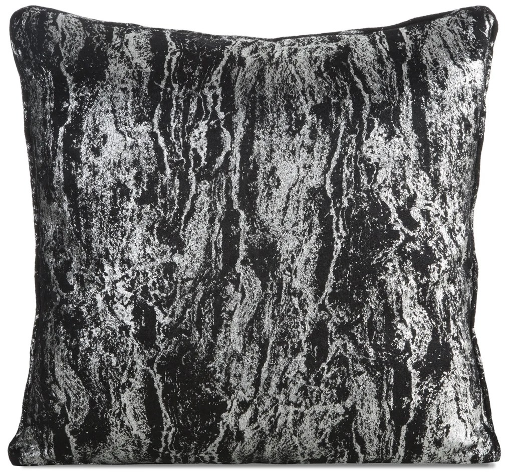 DEKORAČNÁ OBLIEČKA NA VANKÚŠ ELISE 45X45 CM ČIERNA
