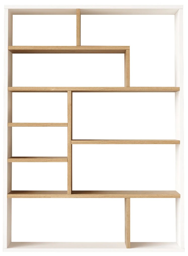 Knihovna Houseland Juno dub Castello medový/bílá