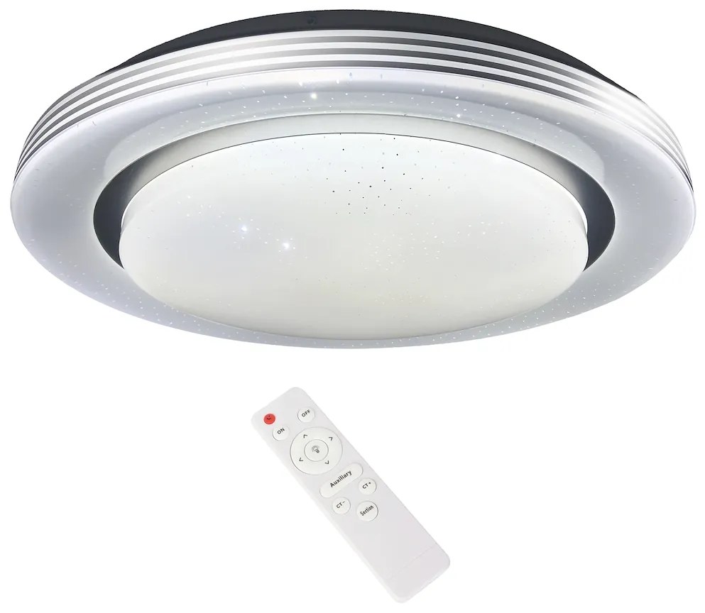 Stropné LED svietidlo Kelly, 1x LED 48w, 3000-6000k, b/s, s ovládačom