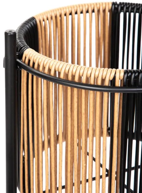 Stojan na kvety FLOERO béžový / čierny 876023