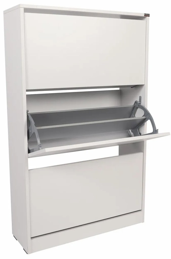 Botník (skrinka na topánky) Kupuba (biela). Akcia -21%. Vlastná spoľahlivá doprava až k Vám domov. 1094575