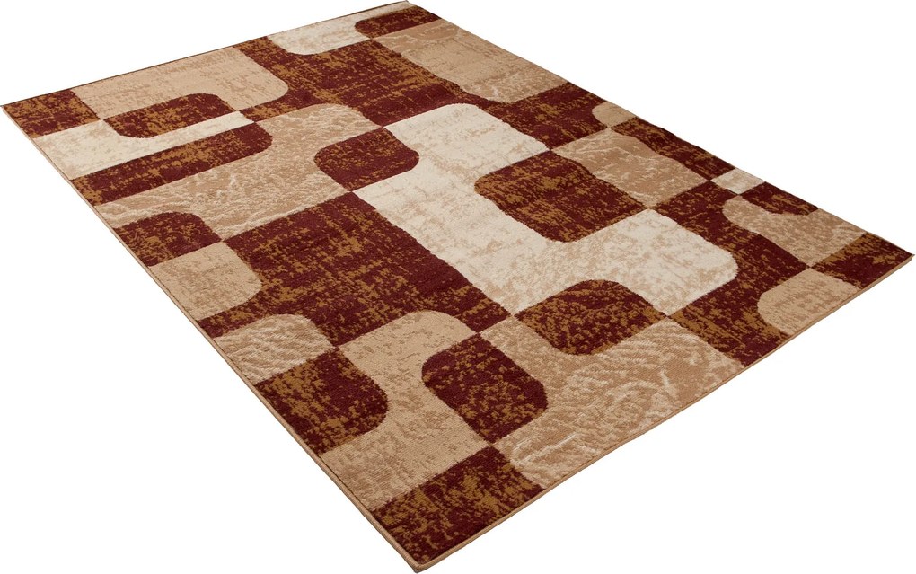 TA Koberec D322A BROWN CHEAP PP BGX Hnedý Obdĺžnikový