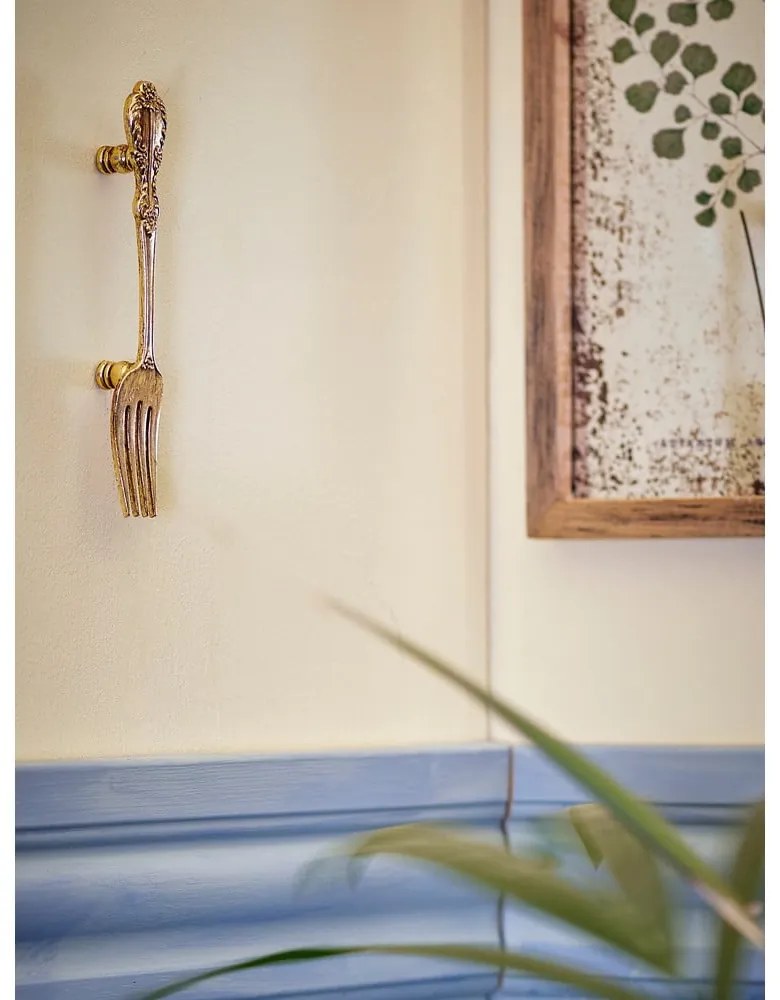 Nástenný kovový háčik v zlatej farbe Cella – Bloomingville