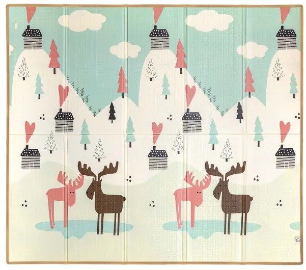 Hracia podložka pre deti Play Pastel Deer T1