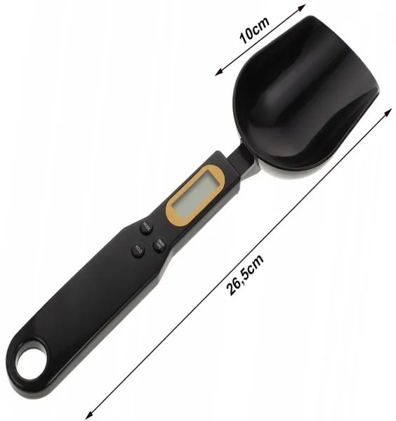 Praktická ručná kuchynská váha LCD 500g