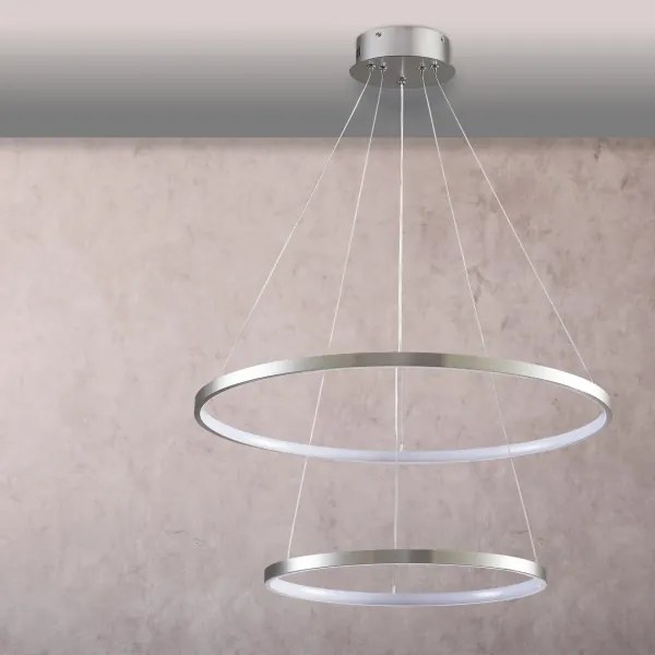 LED Luster na lanku LEA LED/35W/230V 4000K pr. 60 cm chróm