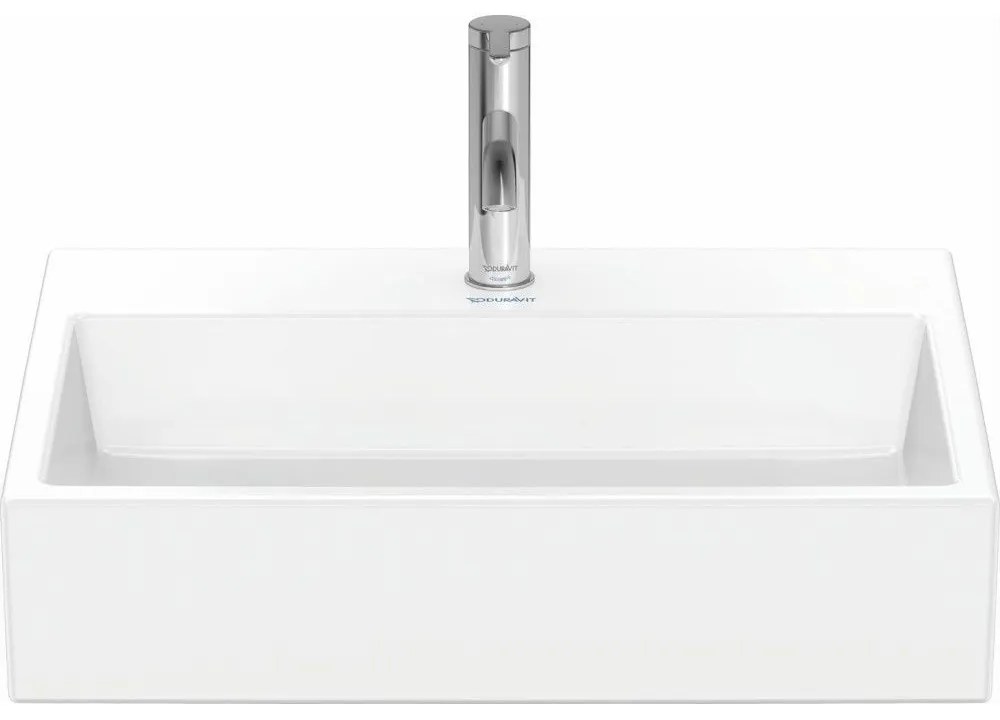 DURAVIT Vero Air obdĺžniková umývadlová misa s otvorom, bez prepadu, 600 x 470 mm, biela, 2352600041