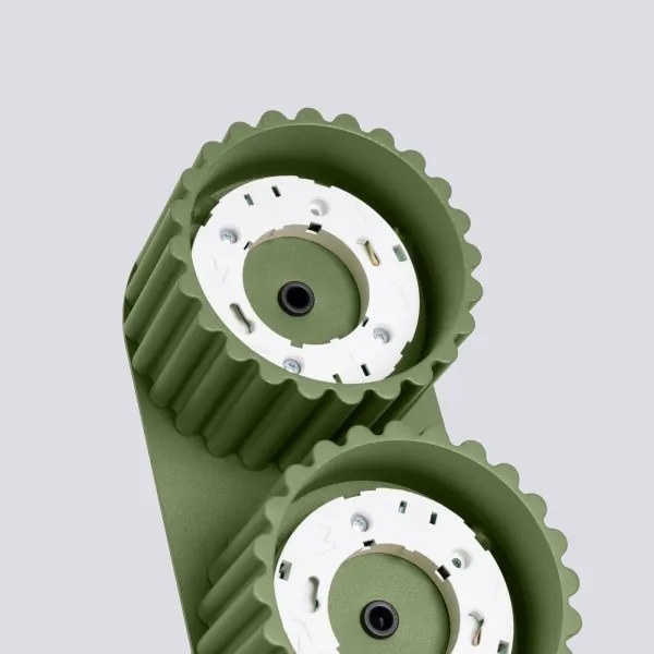 Sollux  SL.1798 - Bodové svietidlo AURA 2xGX53/10W/230V zelené