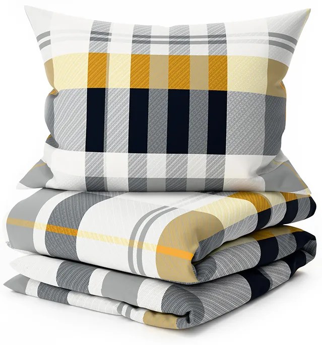 Obliečky z mikrovlákna GREY LINE sivé Rozmer obliečky: 70 x 90 cm | 140 x 200 cm