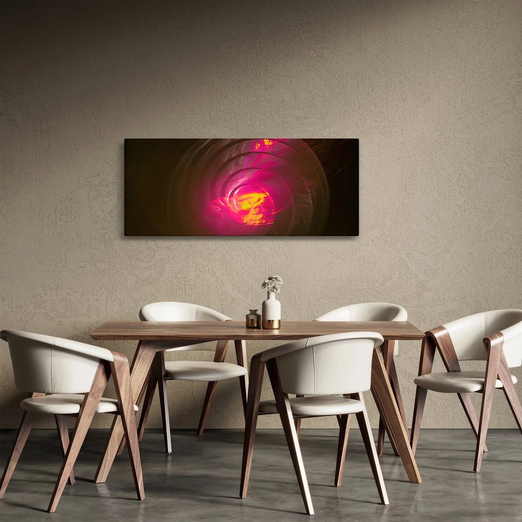 Obraz - abstrakcie špirály (120x50 cm)