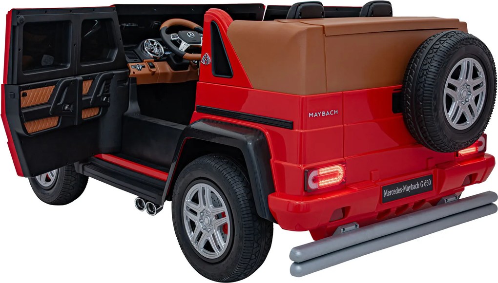 Ramiz Mercedes Benz MAYBACH G650 STRONG vozidlo Červená