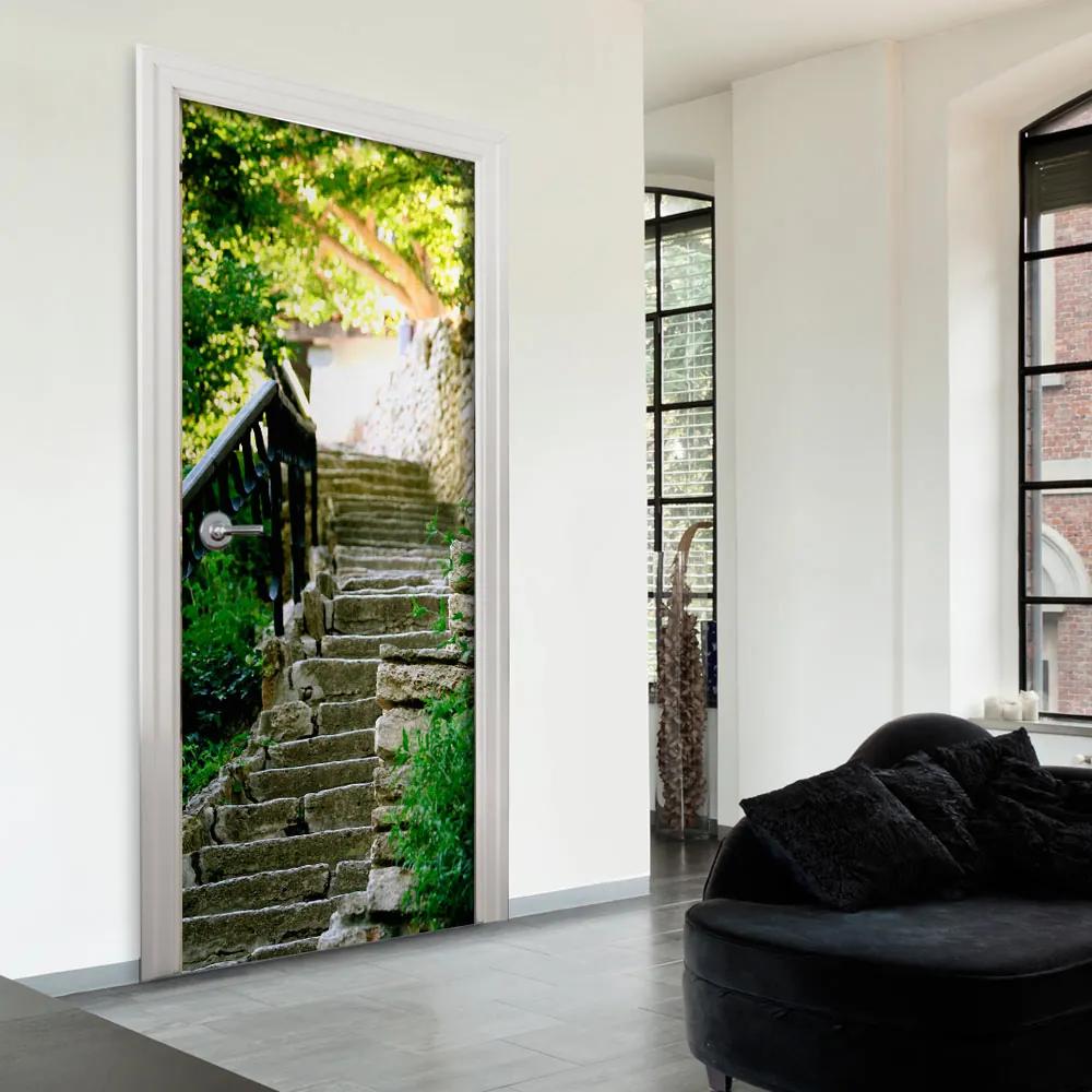 Fototapeta na dvere Bimago - Stony Stairs + lepidlo zadarmo 100x210 cm