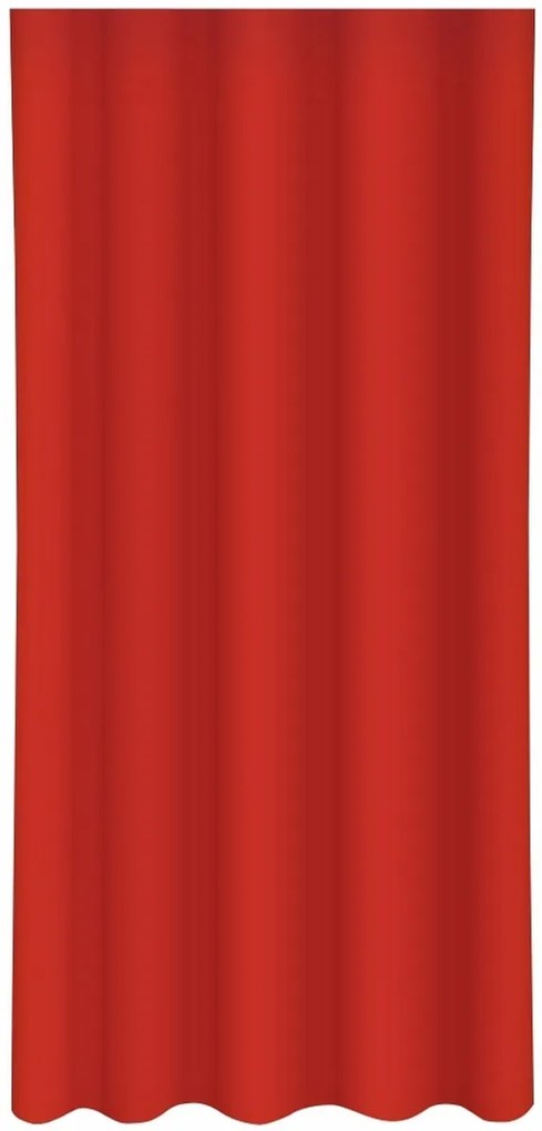 Dekorstudio Jednofarebný záves červený ZMA66 Rozmer závesu: 160x250cm