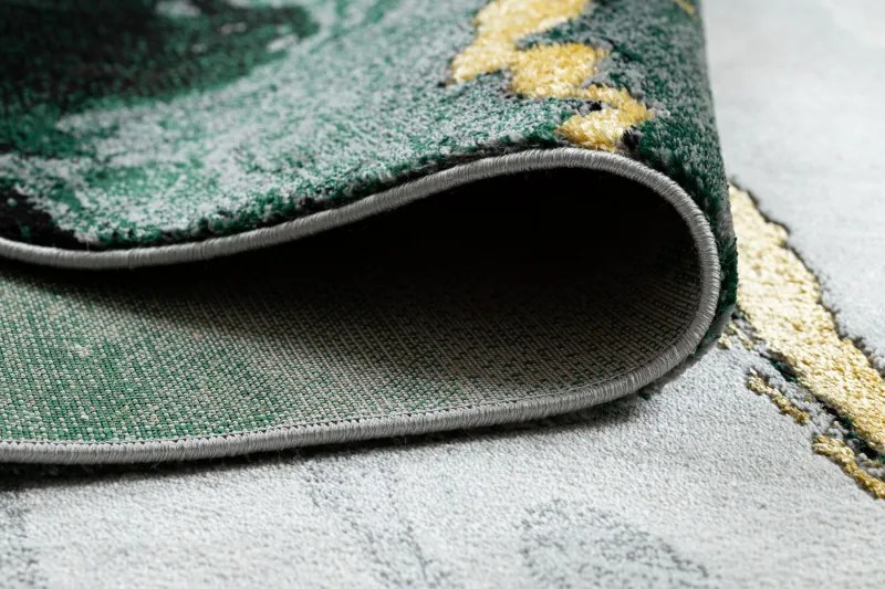 Dywany Łuszczów 👣🛡️80x150 cm Kusový koberec Emerald 1017 green and gold + protišmyková úprava, zelená, kancelária