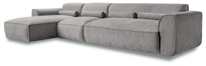 Svetlosivá rohová pohovka (ľavý roh) Flex Felix – Miuform