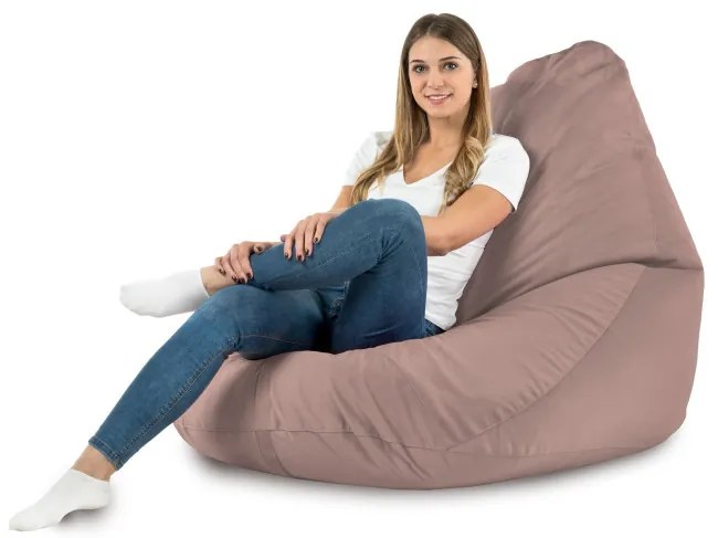 Sedací vak DROP XXL pudrovo ružový