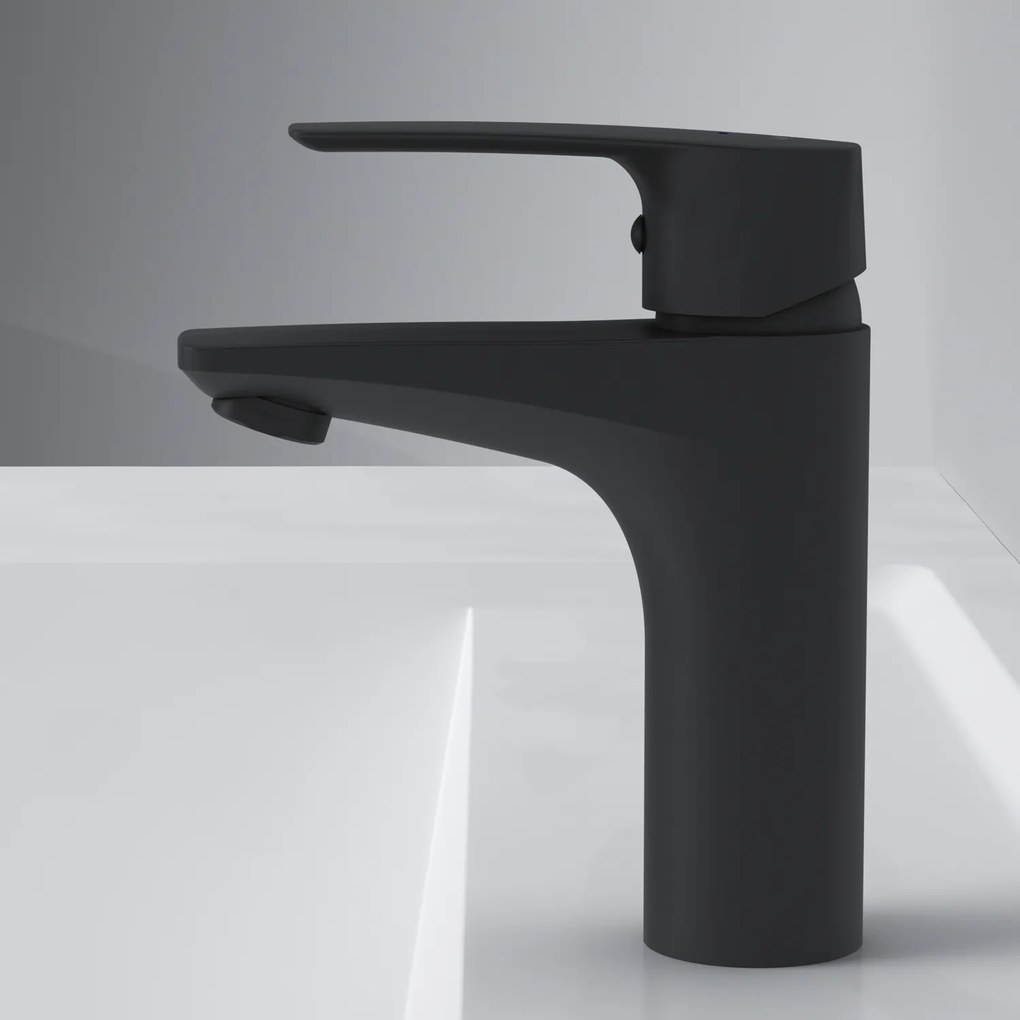 Umývadlová batéria AM.PM Gem FGA02122 jednopáková, čierna