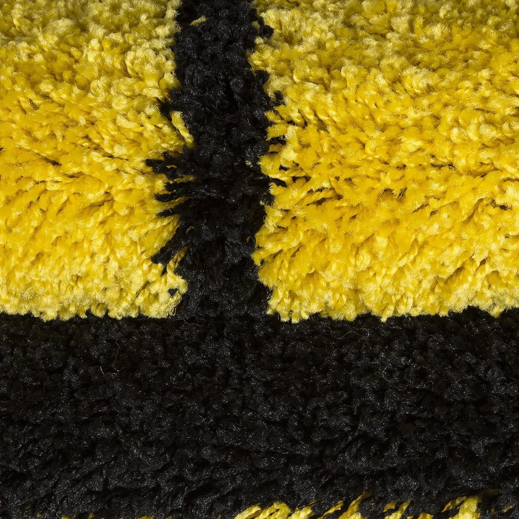 Ayyildiz Detský Detský kusový koberec FUN 6001, Okrúhly, Žltá Rozmer koberca: 120 cm KRUH