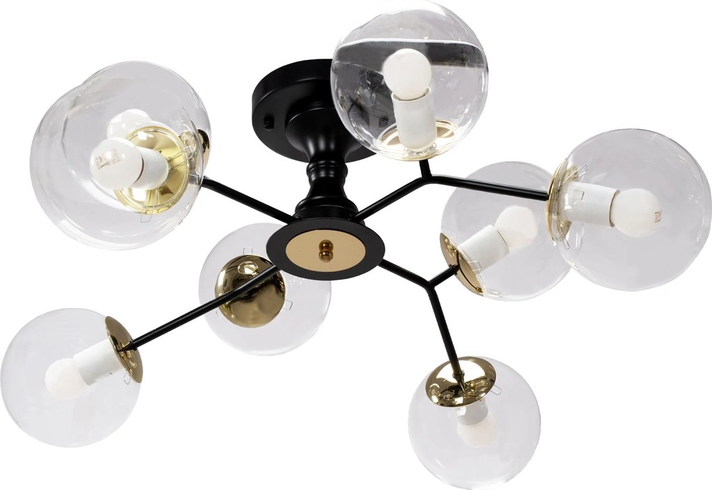 Toolight Toolight, stropné svietidlo sklenené gule 8xE27 APP1135-8C, OSW-40108