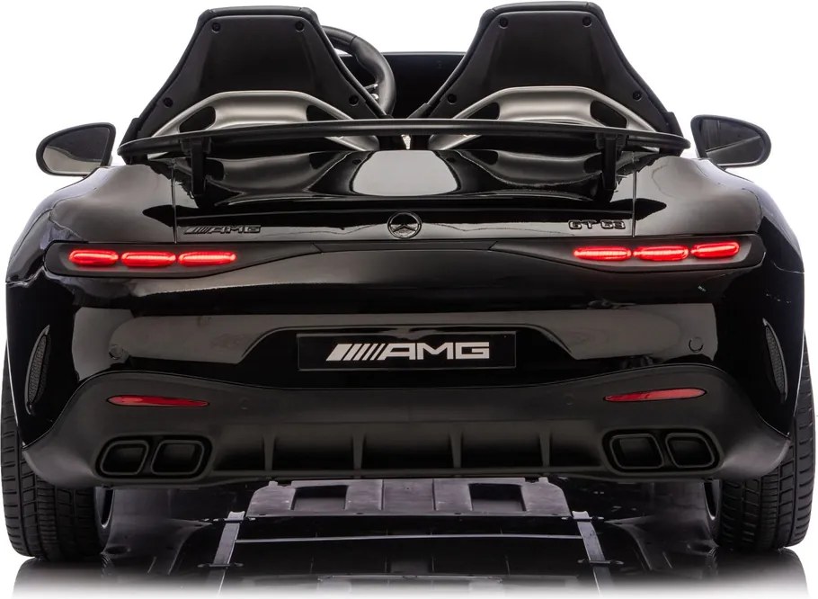 LEAN CARS Elektrické autíčko Mercedes GT63 AMG DK-GT63 24V LCD tichý motor čierne