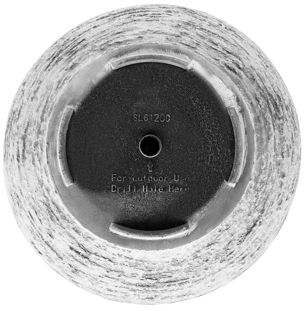 Kvetináč svetlosivý ⌀ 32 cm DION Beliani
