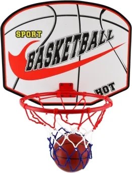 Basketbalový kôš s loptou