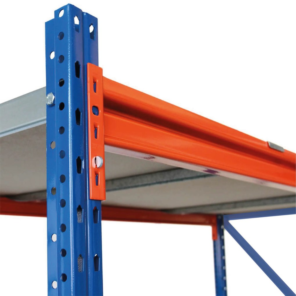 Fistar Nekonečný PRIEMYSELNÝ regál 4-urovňový 3000 x 2225 x 1000 s nosnosťou 2700kg - základný modul