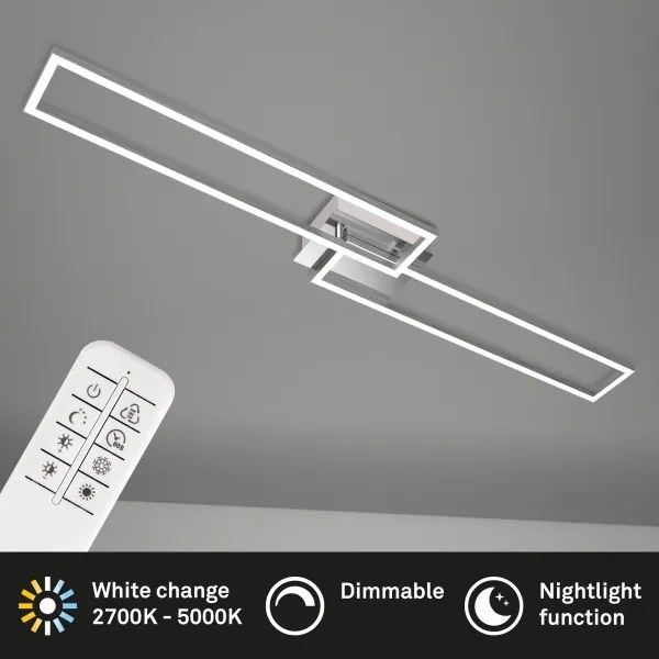Brilo - LED Stmievateľný prisadený luster FRAME 2xLED/20W/230V + DO