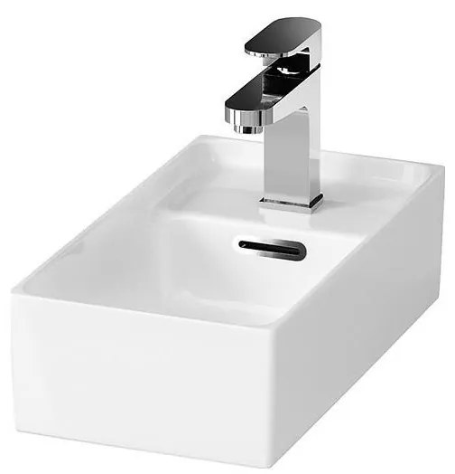 Cersanit K114-004 CREA umývadlo na dosku 22x40 cm keramika lesklá biela