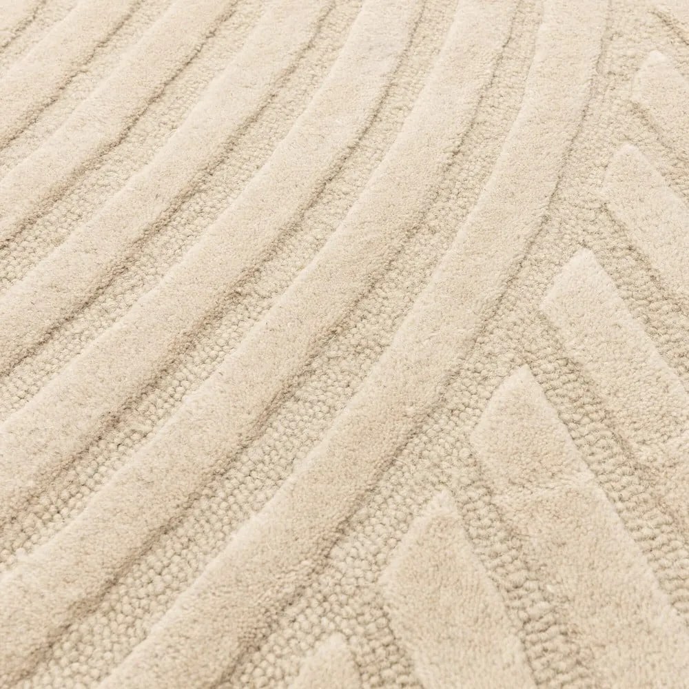 Béžový vlnený koberec 200x290 cm Hague – Asiatic Carpets