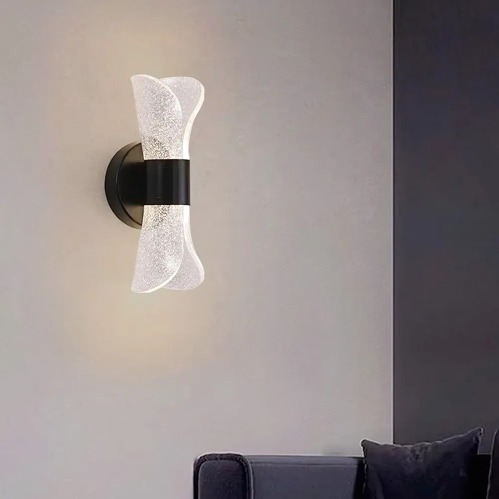 Toolight Toolight, LED nástenné svietidlo 10 x 22,5 cm, 5W, G029-W, čierna, OSW-00690