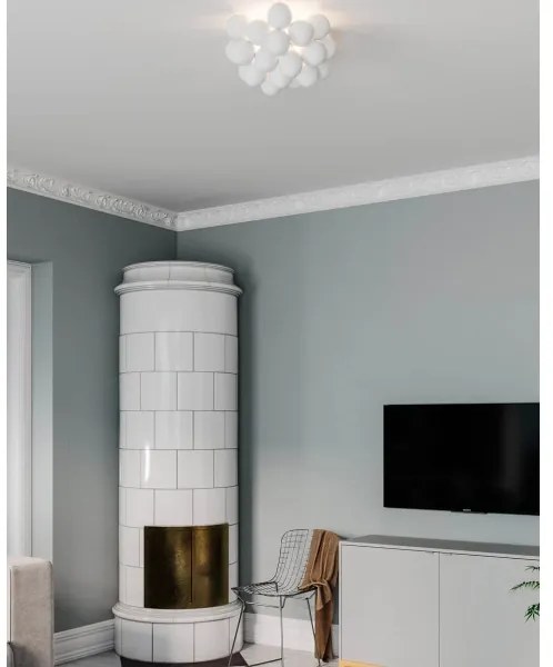 ByRydens 4202240-5002 - Stropné svietidlo GROSS 6xG9/5W/230V biela