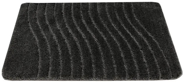 Kúpeľňový koberček Sara čierny, vlny