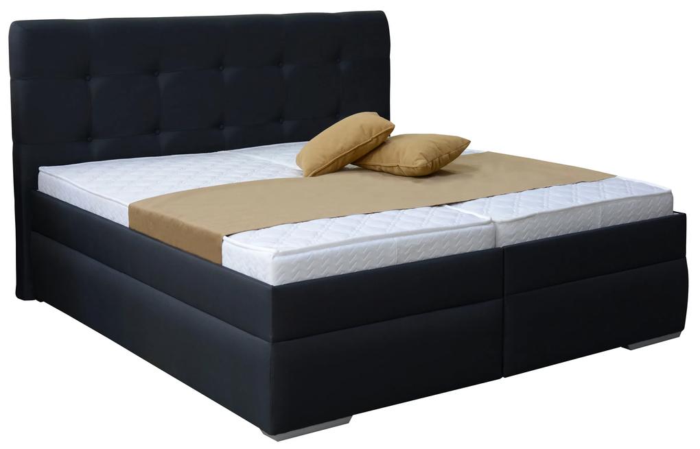 Čalúnená posteľ IMPERIA 180x200 modrá