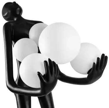 Dizajová stojaca lampa Atlas B