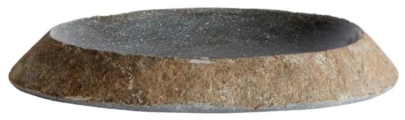 Muubs Podnos z prírodného kameňa Valley P. 30cm sivý